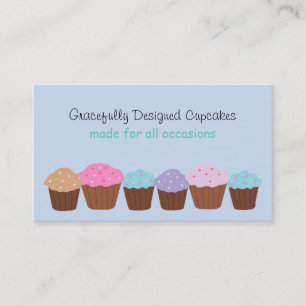 Gracefully Designed Cupcakes Business Card