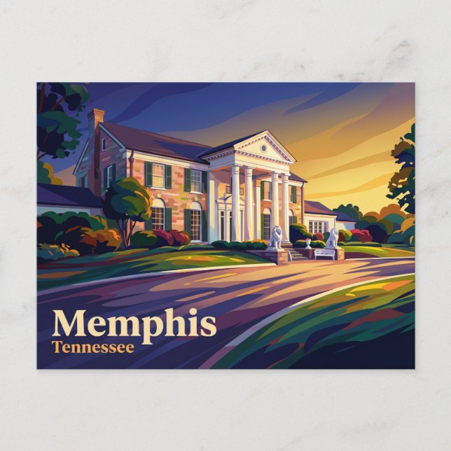 Graceland USA Postcard (Front)