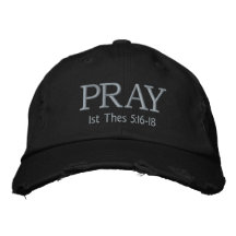 GraceWear - Pray Hat - Pink Stitching