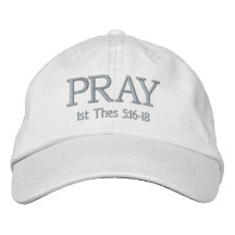 GraceWear - Pray Hat - Silver Stitching