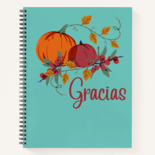 gracias calabaza notebook