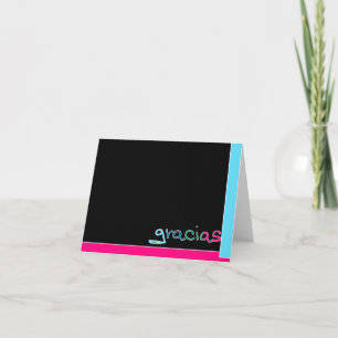 Gracias, Gracias very much! Thank You Card