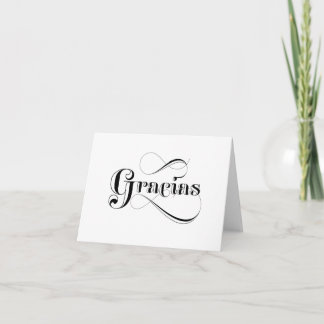 Gracias Spanish Thank You Cards