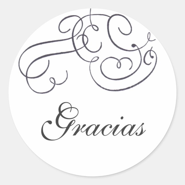 Gracias stickers (Front)