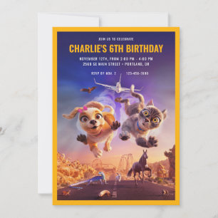 Gracie and Pedro: Pets to the Rescue Birthday Invitation