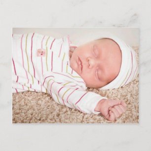 Gracie Anne Birth Announcement Postcard