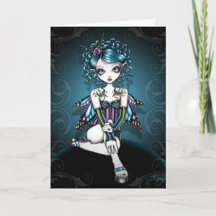 GRACIE Gothic Couture Corset Fairy Card