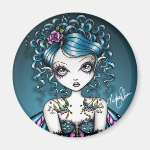 Gracie Gothic Couture Swallow Tattoo Fairy Magnet