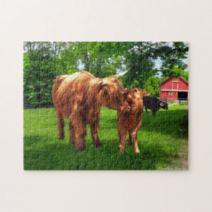 "Gracie & Her Calf" Puzzle