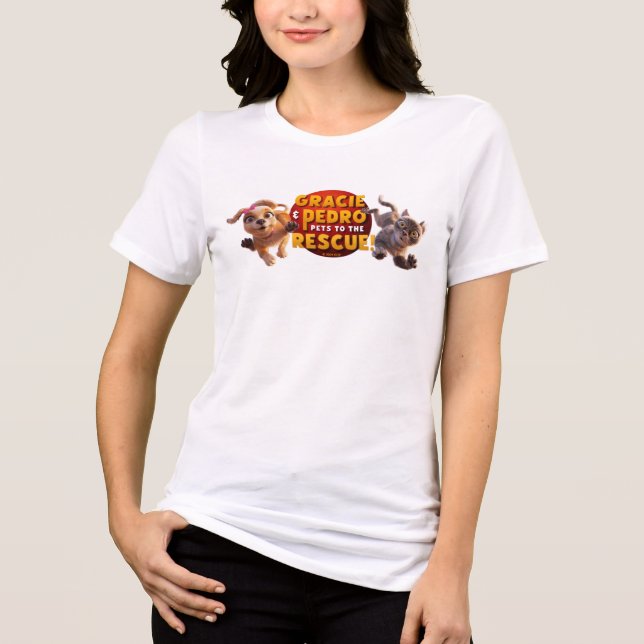 Gracie & Pedro Adventure Awaits Tri-Blend Shirt (Front)