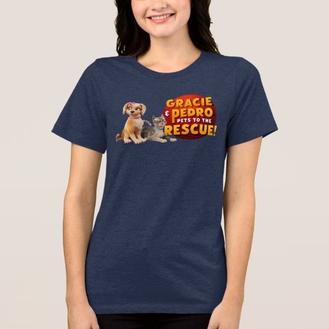 Gracie & Pedro Dynamic Duo Tri-Blend Shirt (Front)