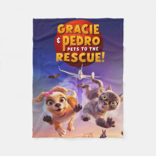 Gracie & Pedro: Pets to the Rescue! Fleece Blanket