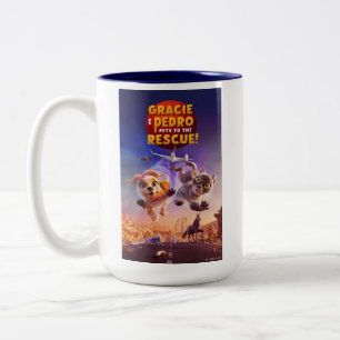 Gracie & Pedro: Pets to the Rescue! Two-Tone Coffee Mug