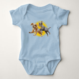 Gracie & Pedro Unleashed Baby Bodysuit