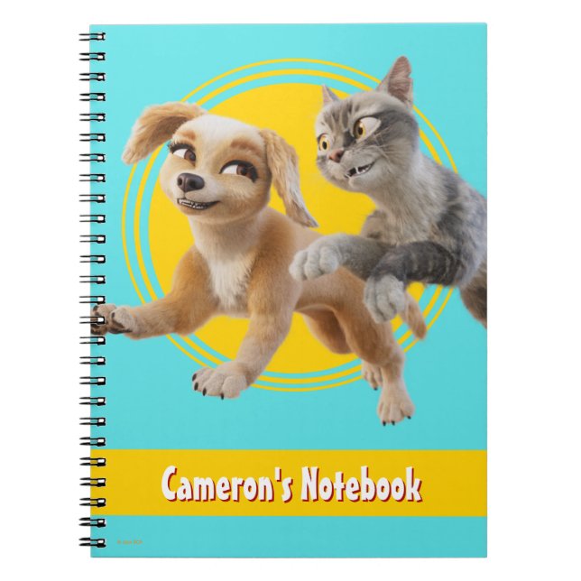 Gracie & Pedro Unleashed Notebook (Front)