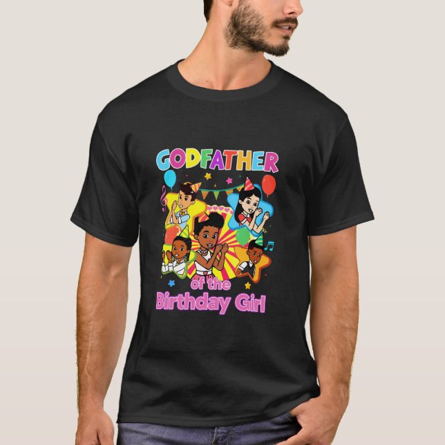 Gracie s Corner Godfather Of The Birthday Girl Dol T-Shirt (Front)