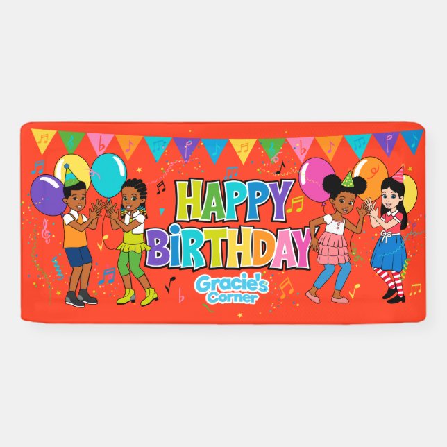 Gracie's Corner Birthday Banner (Horizontal)