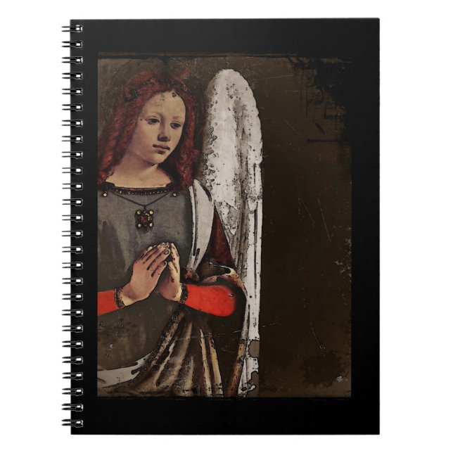 Gracious Angel Folded Hands Notebook (Front)