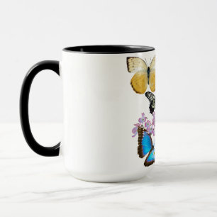Gracious Butterflies and Flowers Mug