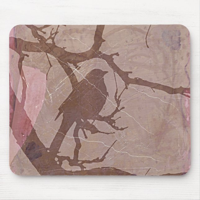 Grackle Grunge 2 Mouse Mat (Front)