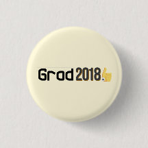 Grad 2018 Thumbs Up Mini Pin