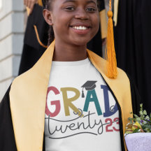 Grad 2024 bold colourful graduation