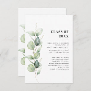 Grad 2024 Eucalyptus Graduation Party Invitation