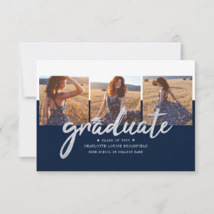 Grad 2025 Photo Script Graduation Announcement