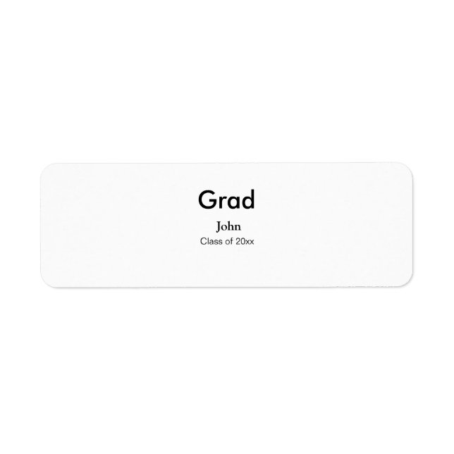 grad boy add name congrats date year text (Front)