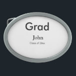 grad boy add name congrats date year text belt buckle<br><div class="desc">design</div>