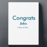 grad boy add name congrats date year text plaque<br><div class="desc">design</div>