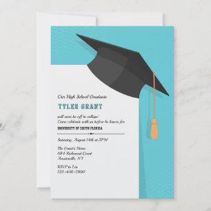Grad Cap Invitation