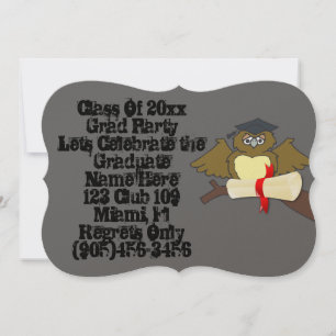 Grad Class Fancy Personalise Name Destiny Personal Invitation