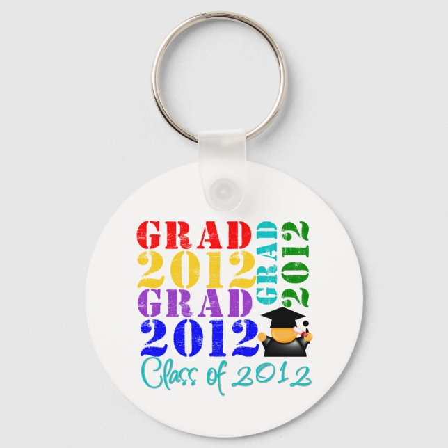 Grad  Class of 2012 Key Ring (Front)