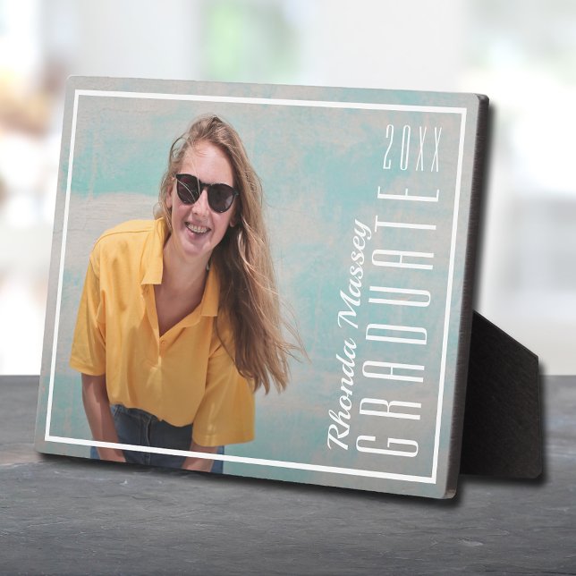 Grad Class of Frameless Photo Easel Back Plaque (Creator Uploaded)