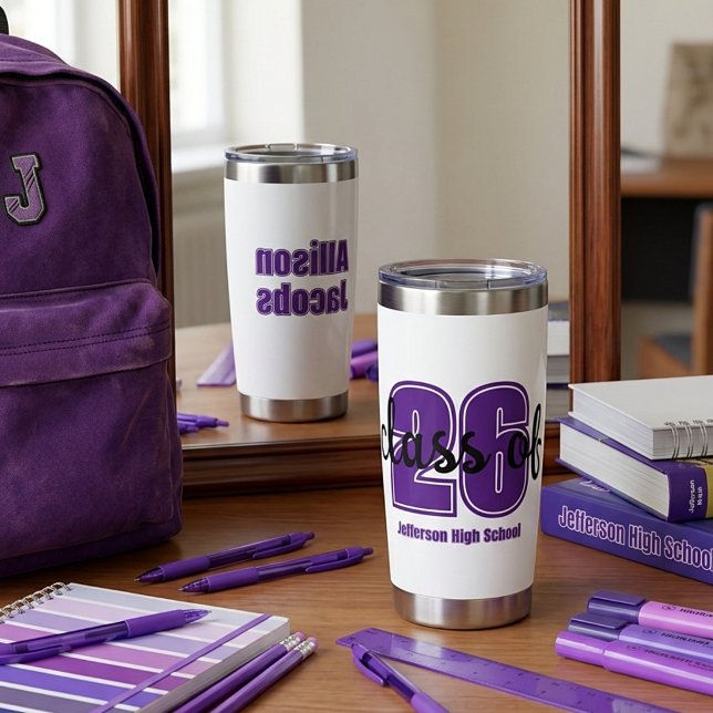 Grad class year custom senior   acrylic tumbler (Creator Uploaded)