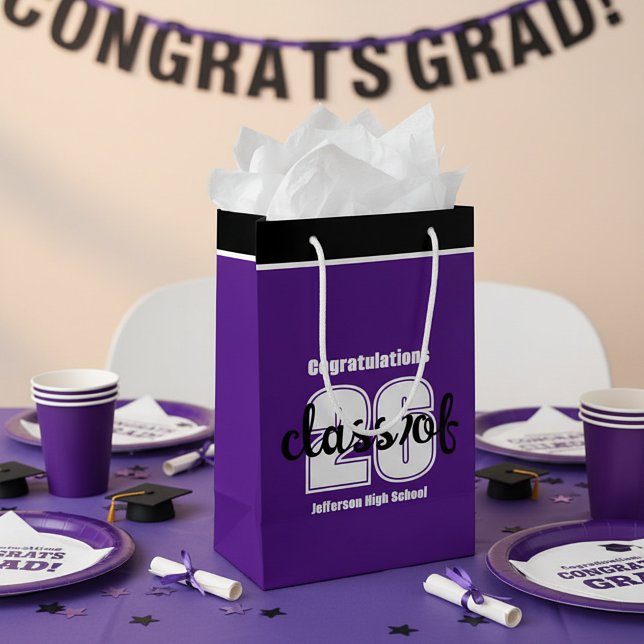 Grad class year custom senior   small gift bag (Creator Uploaded)