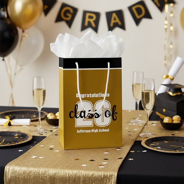 Grad class year custom senior   small gift bag (Creator Uploaded)