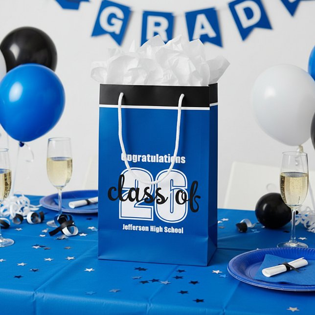 Grad class year custom senior   small gift bag (Creator Uploaded)