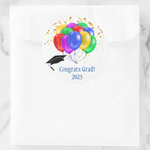 Grad  classic round sticker