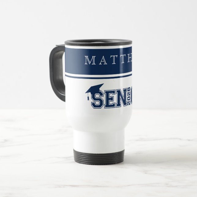 Grad Coffee Travel Mug (Front Left)