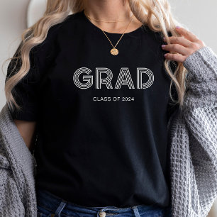 Grad Cool Disco Style Text for the Graduate T-Shirt