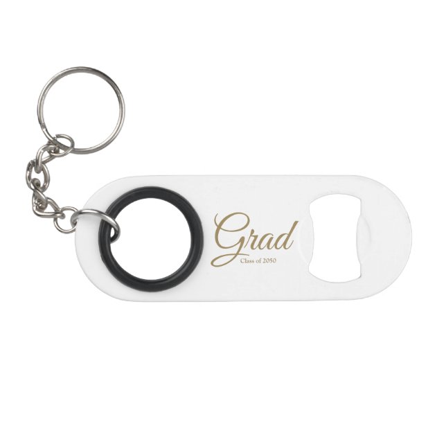 Grad gold script class year elegant graduation (Front (Horizontal))