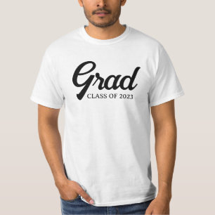 Grad graduate personalised year custom text T-Shirt
