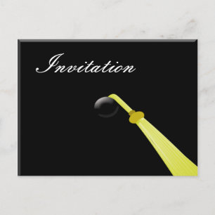 Grad hat ,Graduation party Invitation Postcard