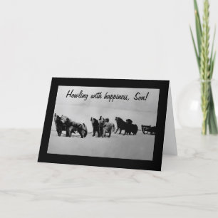 GRAD-HOWLING WITH HAPPINESS, SON CARD