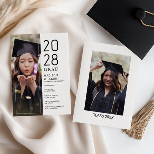Grad Party Custom Photo Thank You Card