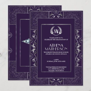 Grad Party Invitation - Classic Gatsby Style