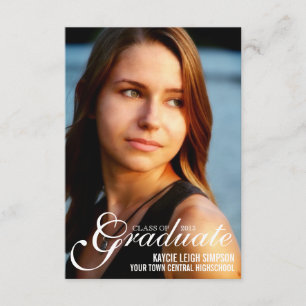 Grad Party Invitation with XL Photo