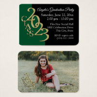 Grad Party Mini Pocket Photo Insert Card 2023
